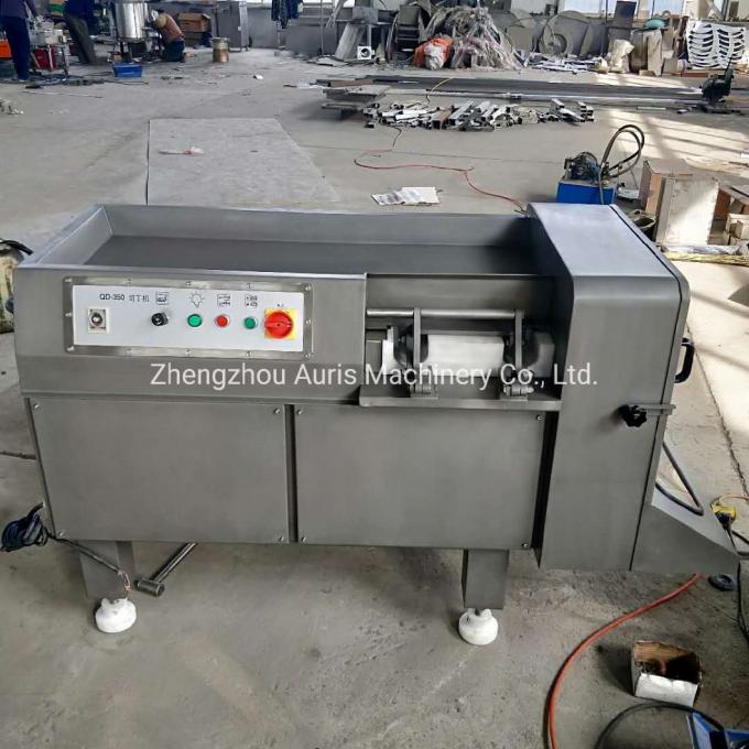 300-500kg/H κόπτης λαχανικών κρέατος πρόβειων κρεάτων βόειου κρέατος χοιρινού κρέατος που κόβει Slicer κρέατος φρέσκου κρέατος την παγωμένη τεμαχίζοντας μηχανή