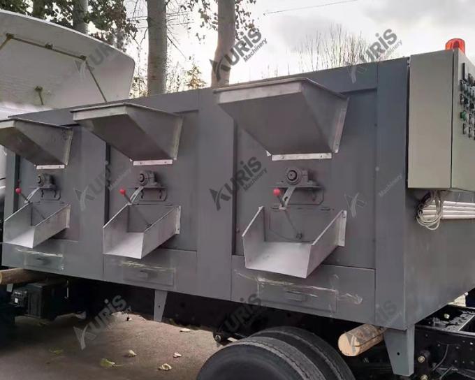 Roaster 200kg/H 24kw φασολιών καφέ αερίου μηχανή ψησίματος φασολιών καφέ 2
