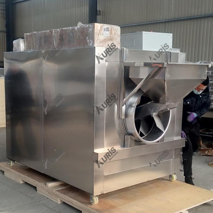 Roaster 200kg/H 24kw φασολιών καφέ αερίου μηχανή ψησίματος φασολιών καφέ 6