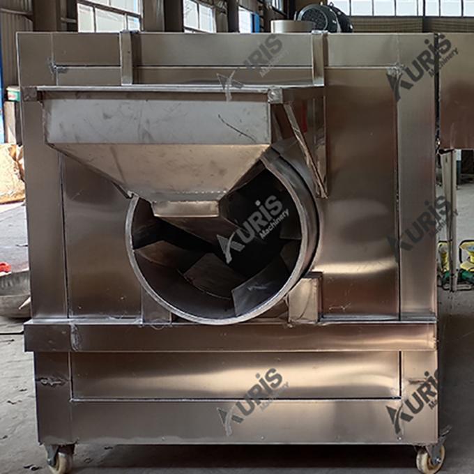Roaster 200kg/H 24kw φασολιών καφέ αερίου μηχανή ψησίματος φασολιών καφέ 7