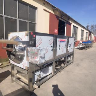 Βιομηχανικοί Fryer φυστικιών πυρήνες φυστικιών γραμμών μηχανών που τηγανίζουν τη γραμμή