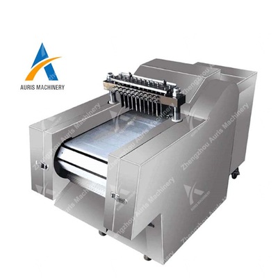 1.5kw παγωμένη Slicer κύβων κοτόπουλου μηχανών 300kg/H κρέατος χωρίζοντας σε τετράγωνα μηχανή