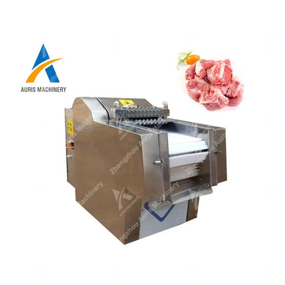 1.5kw παγωμένη Slicer κύβων κοτόπουλου μηχανών 300kg/H κρέατος χωρίζοντας σε τετράγωνα μηχανή