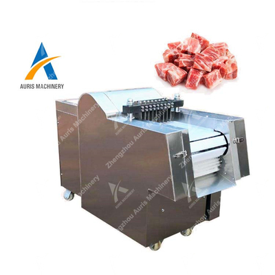 1.5kw παγωμένη Slicer κύβων κοτόπουλου μηχανών 300kg/H κρέατος χωρίζοντας σε τετράγωνα μηχανή