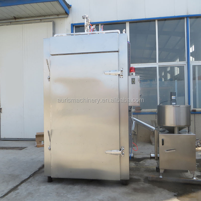 Smokehouse λουκάνικων μηχανών 100kg/H καπνιστών κρέατος 100kg Bacth φούρνος