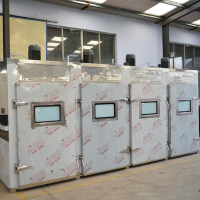 380v κρέατος καπνίζοντας μηχανών PLC 100kg φούρνος σπιτιών καπνού batch βιομηχανικός