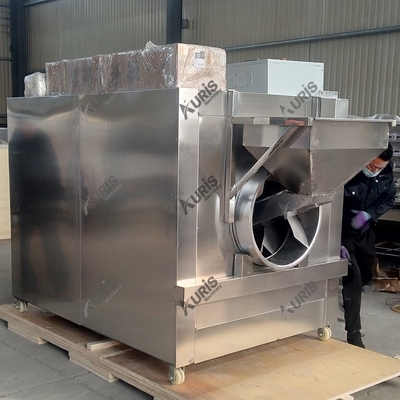 Roaster 200kg/H 24kw φασολιών καφέ αερίου μηχανή ψησίματος φασολιών καφέ