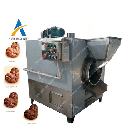 80-120 Kg/H καρύδια που επεξεργάζονται την ψήνοντας μηχανή φασολιών κακάου φυστικιών των δυτικών ανακαρδίων μηχανών