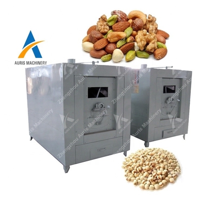 80-120 Kg/H καρύδια που επεξεργάζονται την ψήνοντας μηχανή φασολιών κακάου φυστικιών των δυτικών ανακαρδίων μηχανών