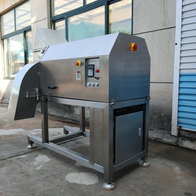 3000kg/H Slicer κρέατος στηθών κοτόπουλου μηχανών επεξεργασίας κρέατος ηλεκτρική τέμνουσα μηχανή