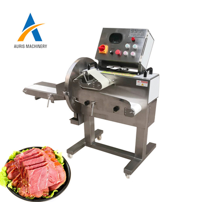 Μαγειρευμένο Jerky Slicer στηθών κοτόπουλου τεμαχίζοντας μηχανών κρέατος χωρίζοντας σε τετράγωνα 0,77 KW