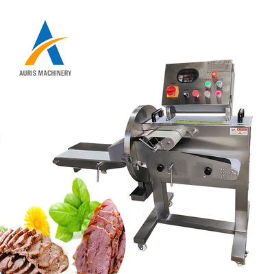 Μαγειρευμένο Jerky Slicer στηθών κοτόπουλου τεμαχίζοντας μηχανών κρέατος χωρίζοντας σε τετράγωνα 0,77 KW