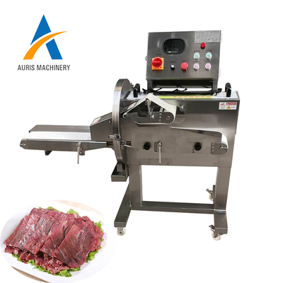 Μαγειρευμένο Jerky Slicer στηθών κοτόπουλου τεμαχίζοντας μηχανών κρέατος χωρίζοντας σε τετράγωνα 0,77 KW