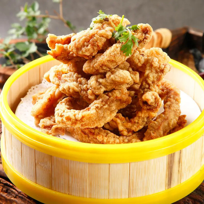 SUS304 Fryer μηχανή για τη μικρή τριζάτη συνεχή τηγανίζοντας γραμμή κρέατος τσιπ πατατών