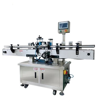 Αυτόματος Labeller αυτοκόλλητων ετικεττών υψηλής ταχύτητας γύρω από τη μηχανή μαρκαρίσματος μπουκαλιών γυαλιού για τη βιομηχανία τροφίμων